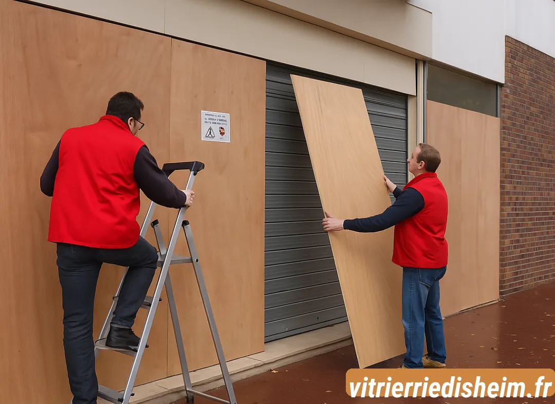 Mise en sécurité fermeture provisoire Riedisheim